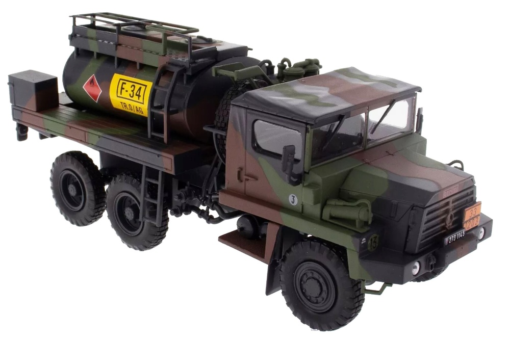 Berliet GBC 8KT, Camión Cisterna Militar, 1:43, Atlas Editions militar 