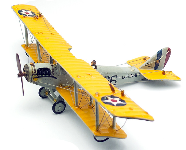 Biplano Curtiss JN-4 Jenny, U.S. Navy, 1:72, Planeta de Agostini 