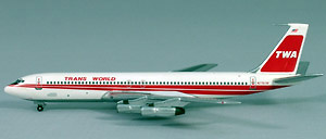 Boeing 707-320 TWA, TWIN STRIPE, 1:500, Witty Wings 