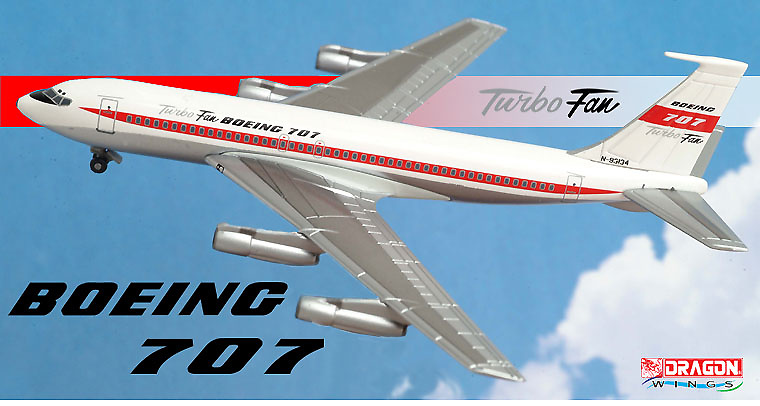 超レア 美品 ドラゴン1/400 ボーイング707 Turbo Fan - メルカリ