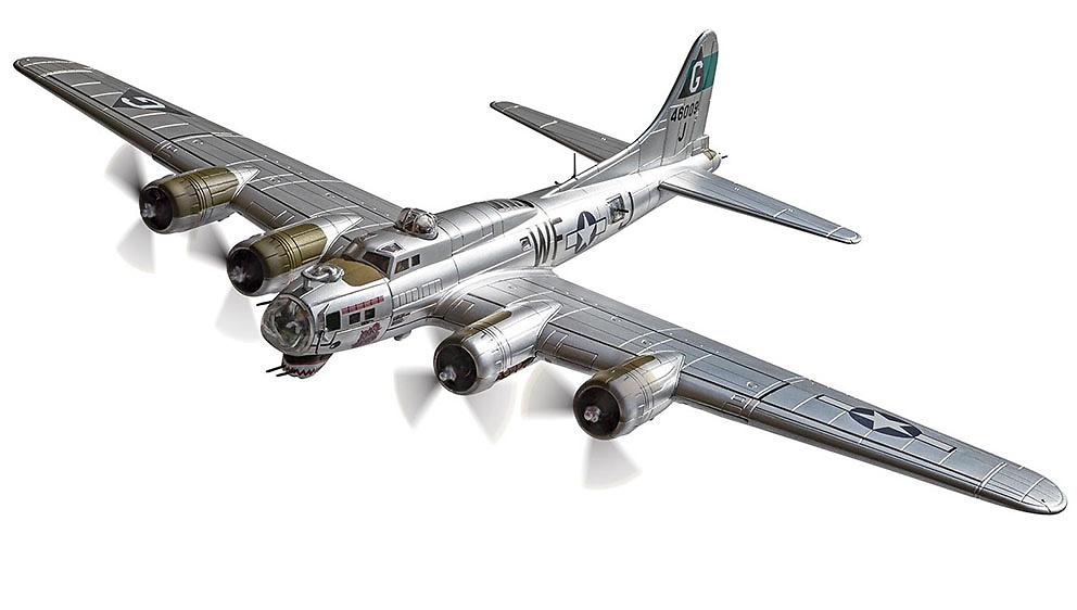 Boeing B-17G Flying Fortress 44-6009 ‘Flak Eater’, USAAF 8th Air Force, Agosto, 1944, 1:72, Corgi 