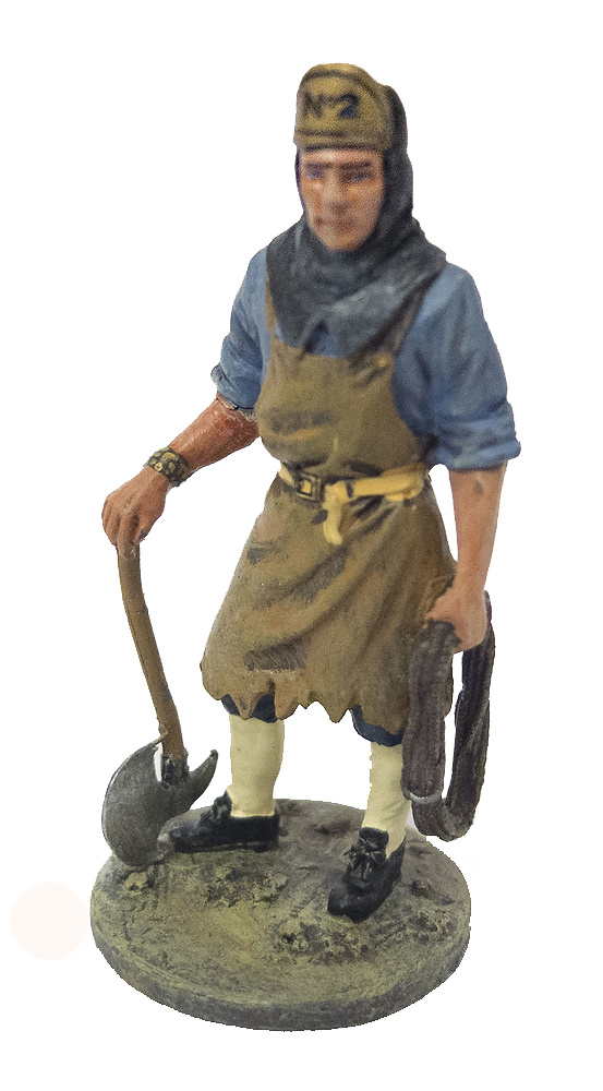 Bombero artesano, Estrasburgo, Francia, 1780, 1:30, Del Prado 