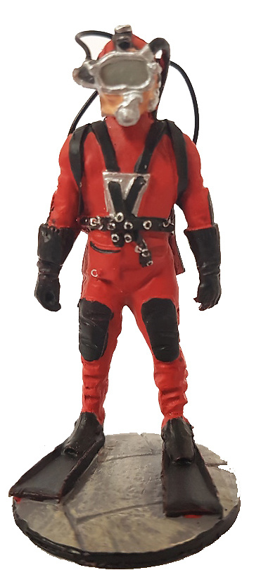 Bombero buceador, Paris, 1979, 1:30, Del Prado 