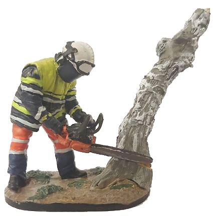 Bombero con pantalones de campo, Sens, Francia, 2009, 1:30, Del Prado 