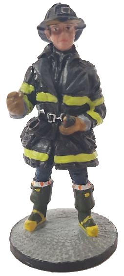 Bombero con traje ignífugo, Chicago, EEUU, 1994, 1:30, Del Prado 