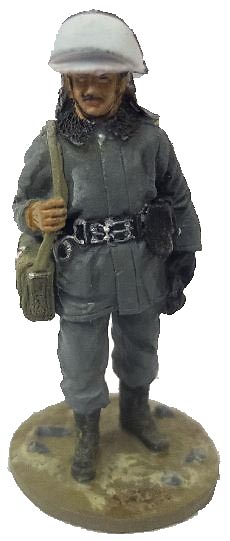 Bombero con traje ignífugo, Cracovia, Polonia, 1990, 1:30, Del Prado 