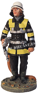 Bombero con traje ignífugo, Munich, Alemania, 2003, 1:30, Del Prado 