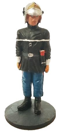 Bombero con traje ignífugo, París, 1988, 1:30, Del Prado 