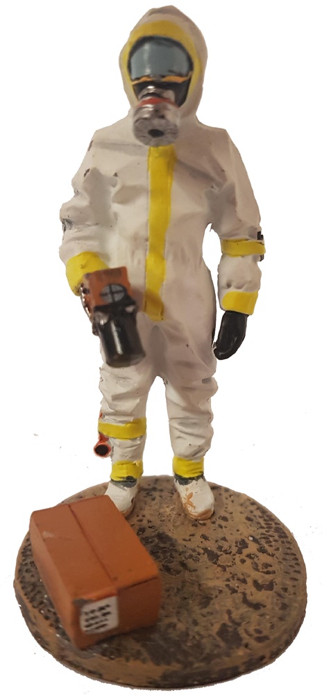 Bombero unidad de detección radiológica, Francia, 2008, 1:30, Del Prado 