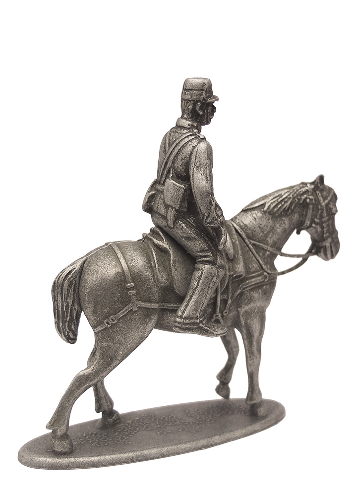 Brigadier de Artillería y Caballo de tiro, Francia, 1914, 1:24, Atlas Editions 