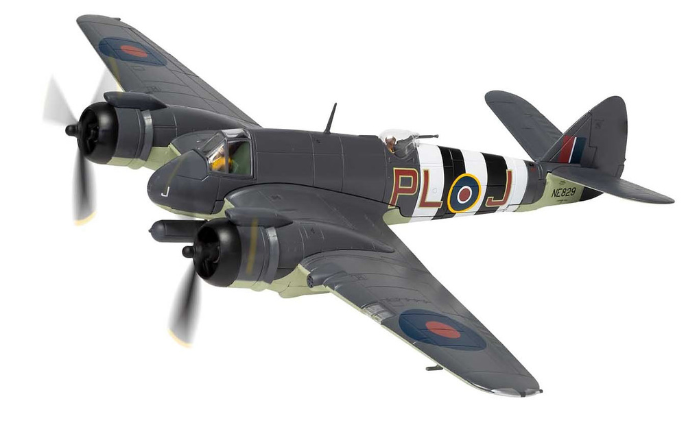 Bristol Beaufighter TF.X, RAF No.144 Squadron, Banff, Escocia, Octubre, 1944, 1:72, Corgi 