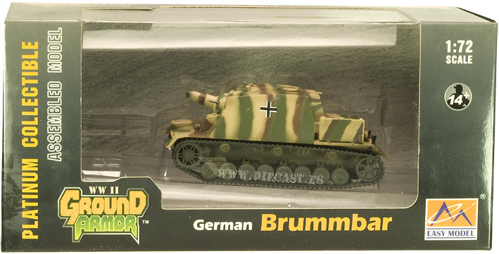 Brummbar, Frente del Este, 1944, 1:72, Easy Model 