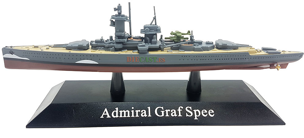 Buque Blindado Admiral Graf Spee, Kriegsmarine, 1936, 1:1250, DeAgostini 