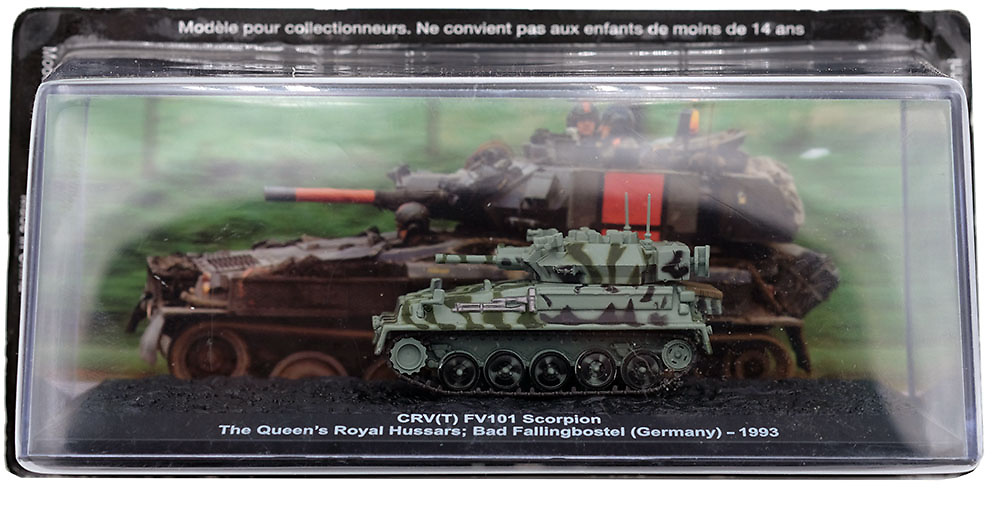 CRV(T) FV 101 Scorpion, The Queen´s Royal Hussars, Bad Fallingbostel (Alemania) 1993, 1:72, Altaya 