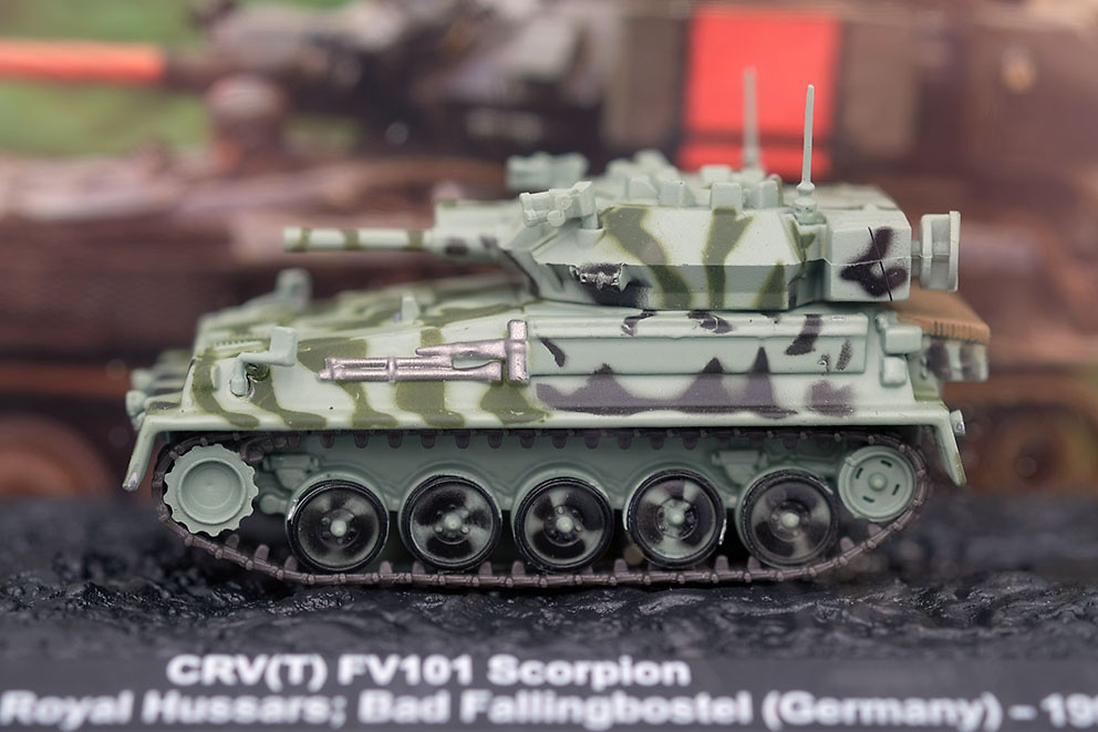 CRV(T) FV 101 Scorpion, The Queen´s Royal Hussars, Bad Fallingbostel (Alemania) 1993, 1:72, Altaya 