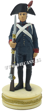 Cañonero de Artillería a pie, Ejército Francés, 1:24, Altaya 