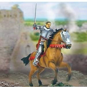 Caballero de la Guerra de los 100 Años a caballo, 1:32, Forces of Valor 