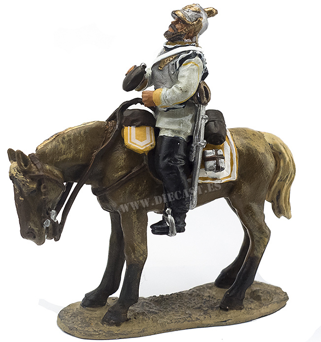 Caballero del 7º Regimiento de Coraceros, Magdeburgo; Prusia, 1870, 1:30, Del Prado 