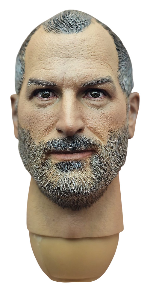 Cabeza de Steve Jobs con gafas, 1:6, Did C001H 