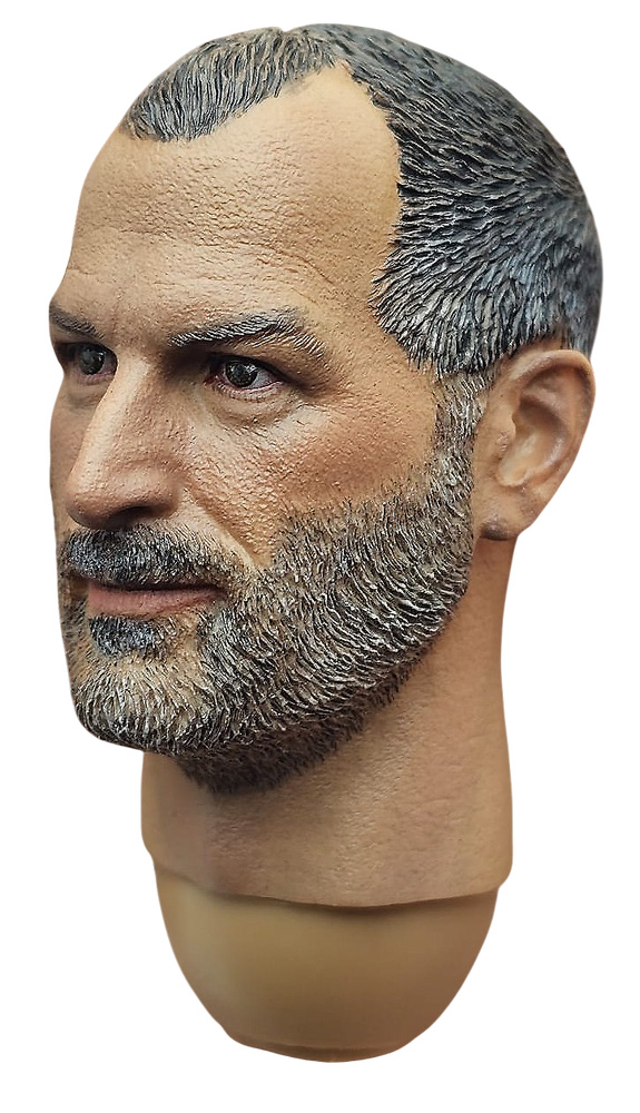 Cabeza de Steve Jobs con gafas, 1:6, Did C001H 