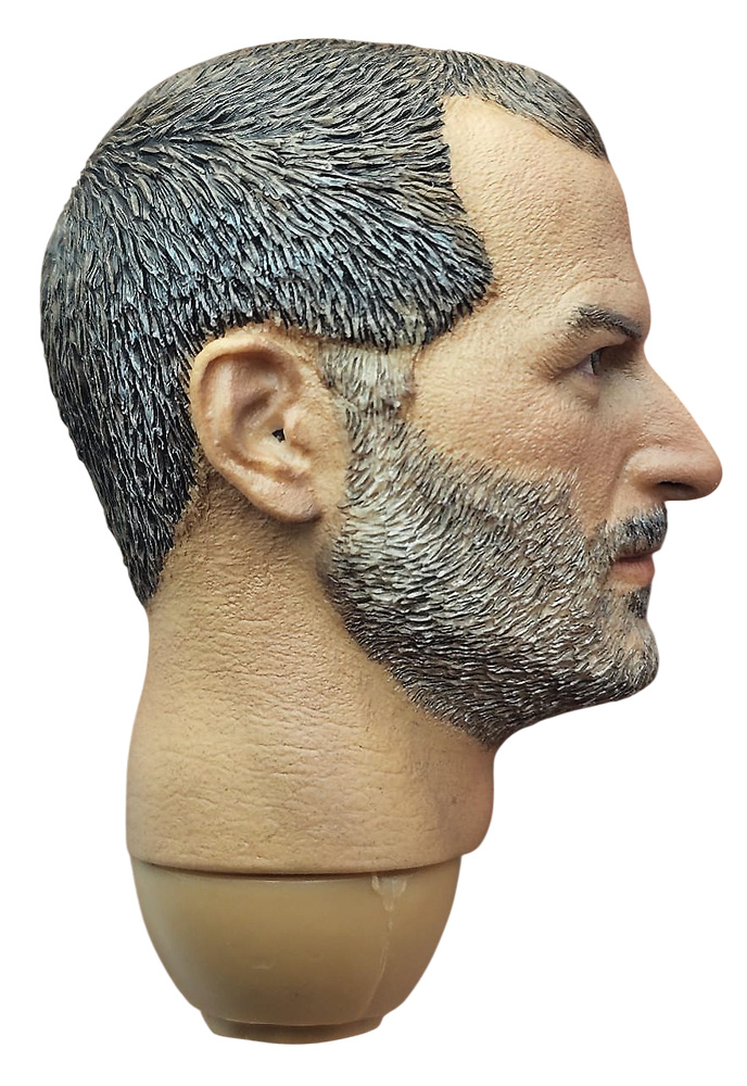 Cabeza de Steve Jobs con gafas, 1:6, Did C001H 