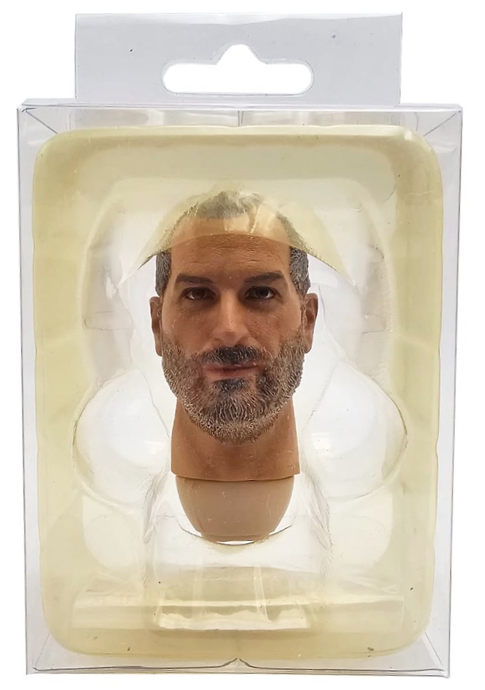 Cabeza de Steve Jobs con gafas, 1:6, Did C001H 