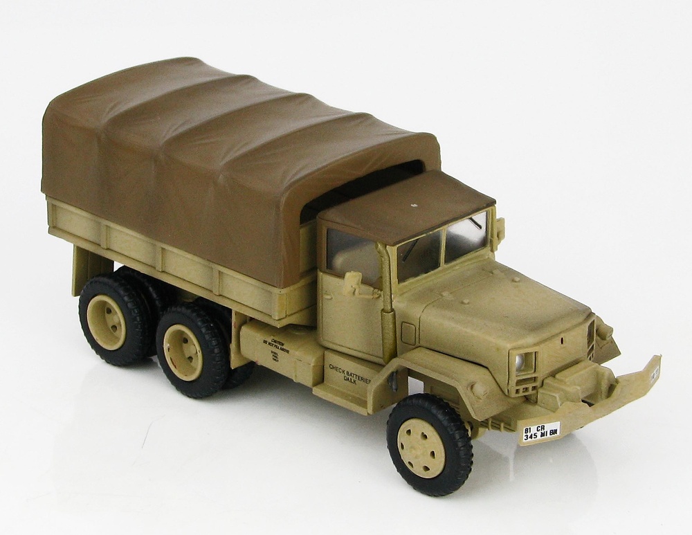 Camión M35 2.5 ton Cargo Truck, US Army, Operación Tormenta del Desierto, Bagdad, Irak, 1:72, Hobby Master 