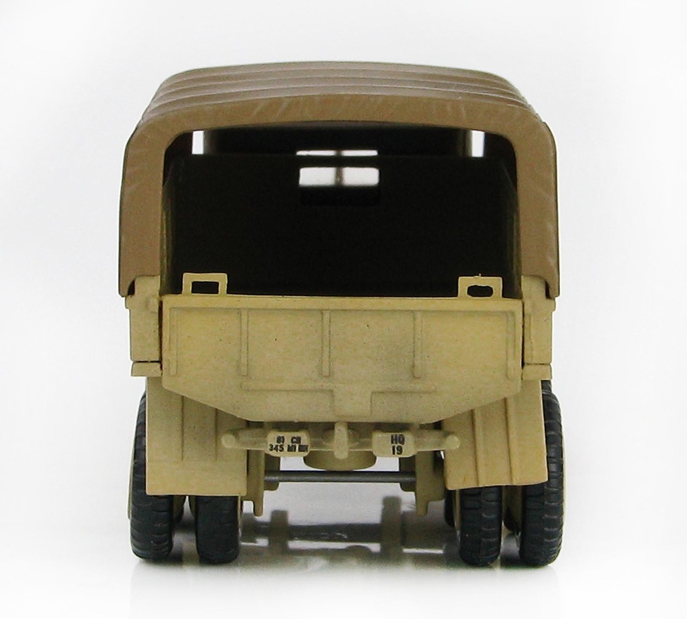 Camión M35 2.5 ton Cargo Truck, US Army, Operación Tormenta del Desierto, Bagdad, Irak, 1:72, Hobby Master 