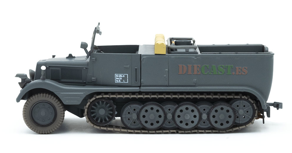 Camión Semioruga Ligero (leichter Zugkraftwagen) 3 t, SdKfz 11, Alemania, 1936-45, 1:43, Atlas 