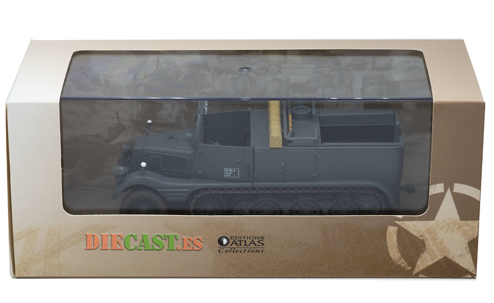 Camión Semioruga Ligero (leichter Zugkraftwagen) 3 t, SdKfz 11, Alemania, 1936-45, 1:43, Atlas 