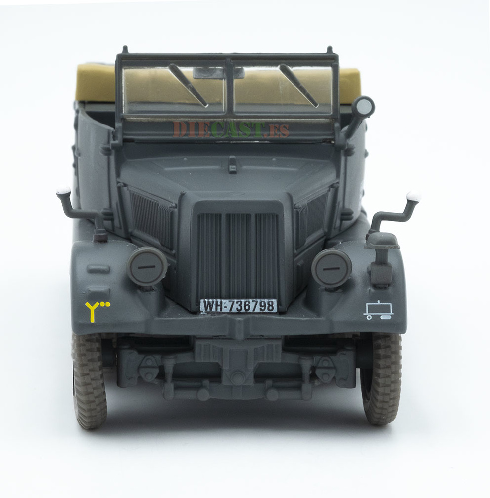 Camión Semioruga Ligero (leichter Zugkraftwagen) 3 t, SdKfz 11, Alemania, 1936-45, 1:43, Atlas 