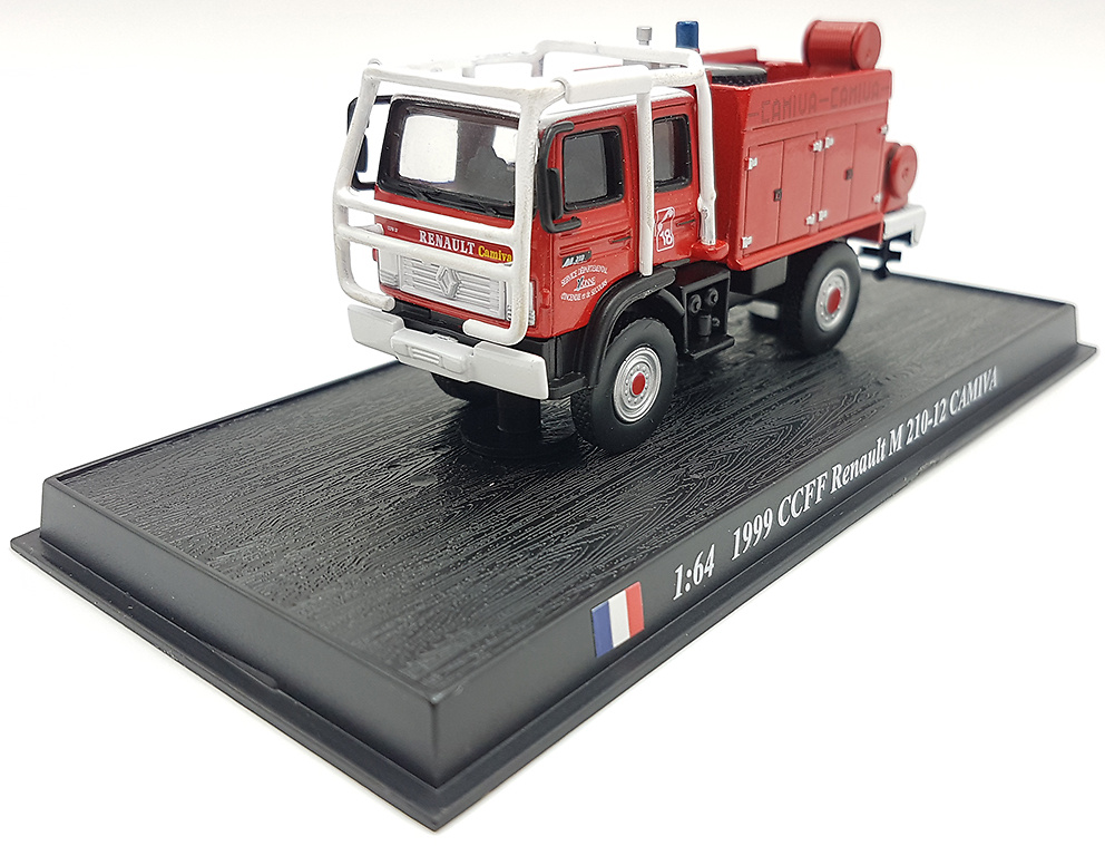 Camión de Bomberos CCFF Renault M 210-12 CAMIVA, 1999, 1:72, Atlas Editions 