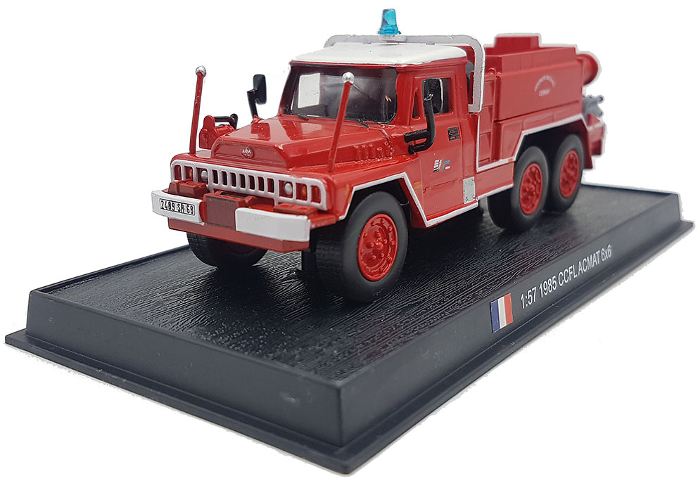 Camión de Bomberos CCFLACMAT 6x6, 1985, 1:57, Atlas Editions 