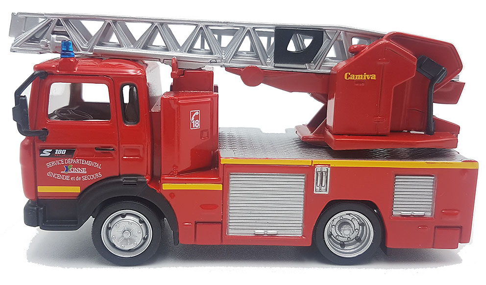 Camión de Bomberos EPSA 18 Renault CAMIVA, 2001, 1:57, Atlas Editions 