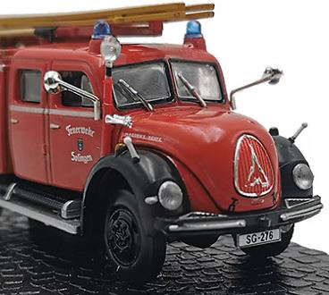 Camión de bombeors Magirus-Deutz Mercur, 1:72, Atlas Editions 