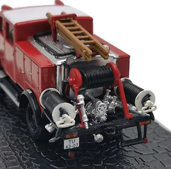 Camión de bomberos Horch H3A, 1:72, Atlas Editions 
