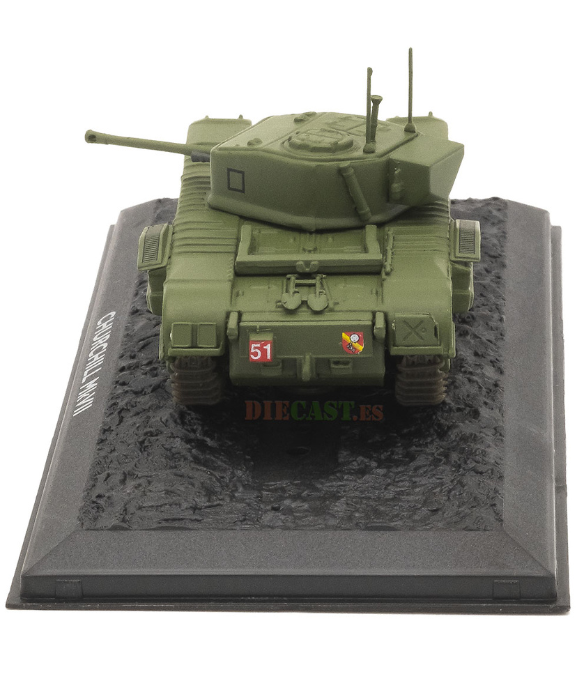 Churchill MkVII, Gran Bretaña, 1941/52, 1:72, Atlas Editions 