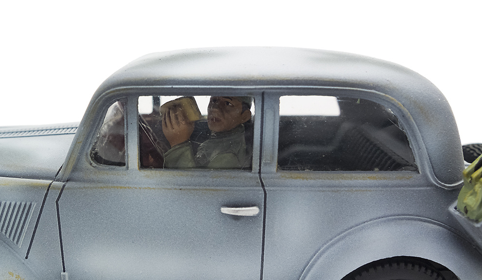 Coche de mando alemán y dos figuras, 1937, 1:30, Thomas Gunn 