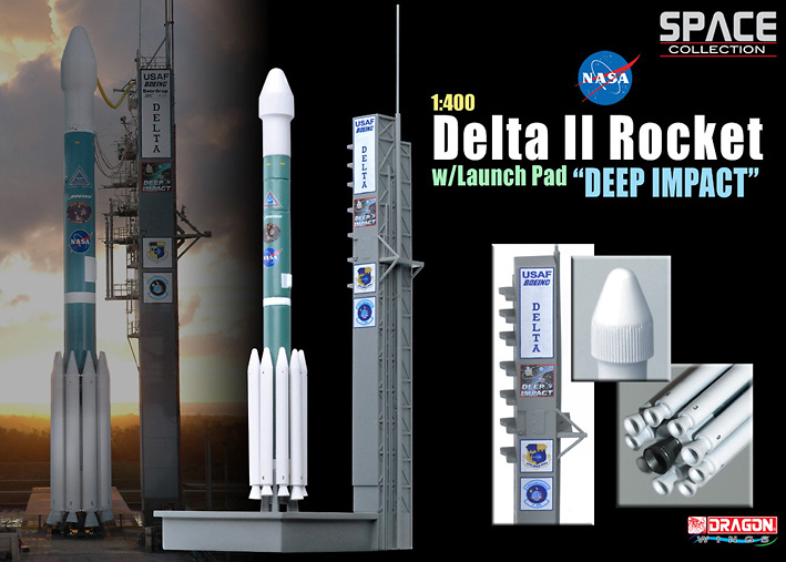 Cohete Delta II con lanzadera 