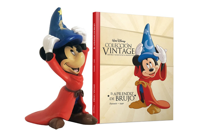 Colección de 10 figuras de personajes clásicos Disney + 10 libros y caja metálica 