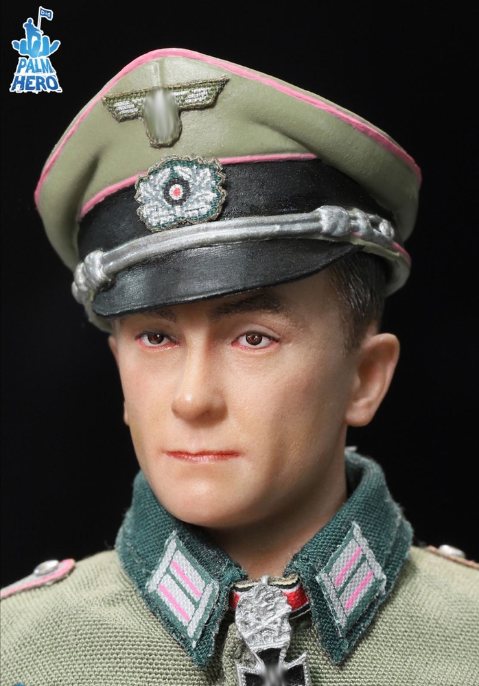 Comandante de Panzer Otto Carius, Palm Hero Series WWII, 1:12, Did XD80027 