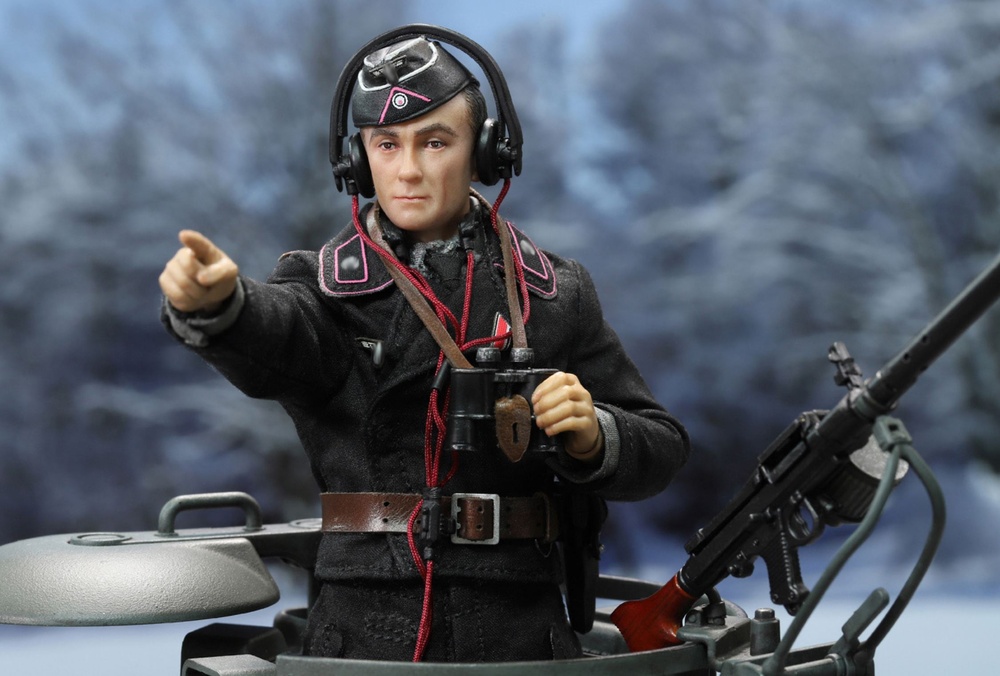 Comandante de Panzer Otto Carius, Palm Hero Series WWII, 1:12, Did XD80027 
