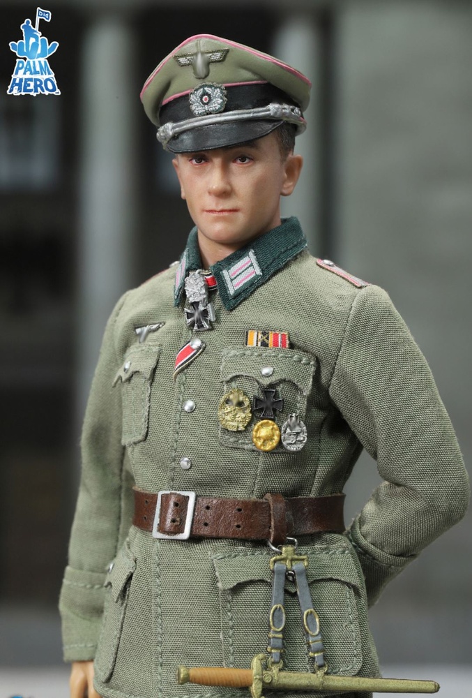 Comandante de Panzer Otto Carius, Palm Hero Series WWII, 1:12, Did XD80027 