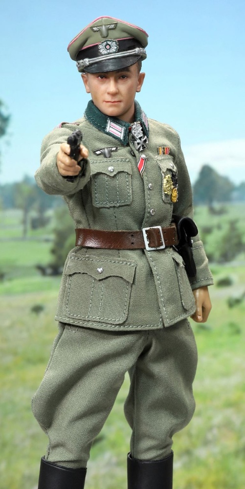 Comandante de Panzer Otto Carius, Palm Hero Series WWII, 1:12, Did XD80027 