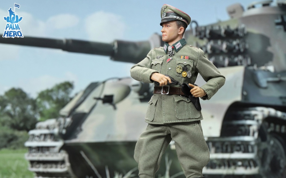 Comandante de Panzer Otto Carius, Palm Hero Series WWII, 1:12, Did XD80027 