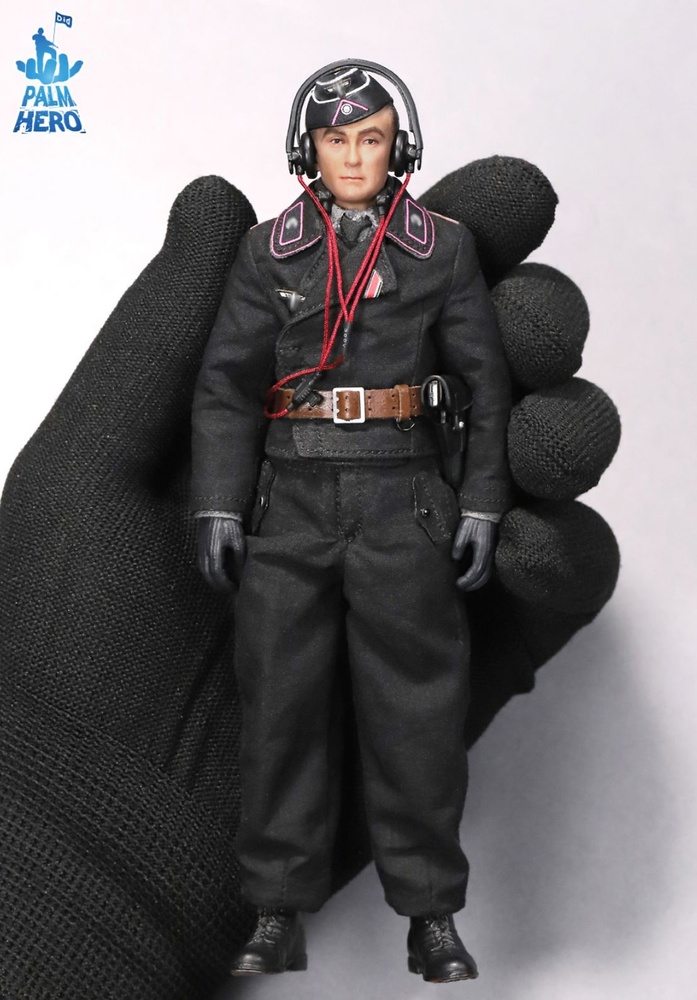 Comandante de Panzer Otto Carius, Palm Hero Series WWII, 1:12, Did XD80027 