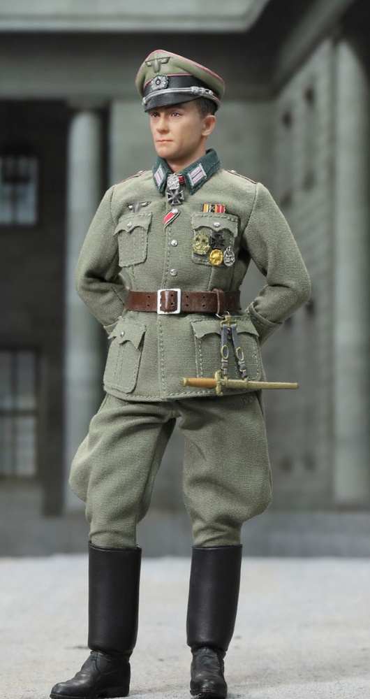 Comandante de Panzer Otto Carius, Palm Hero Series WWII, 1:12, Did XD80027 