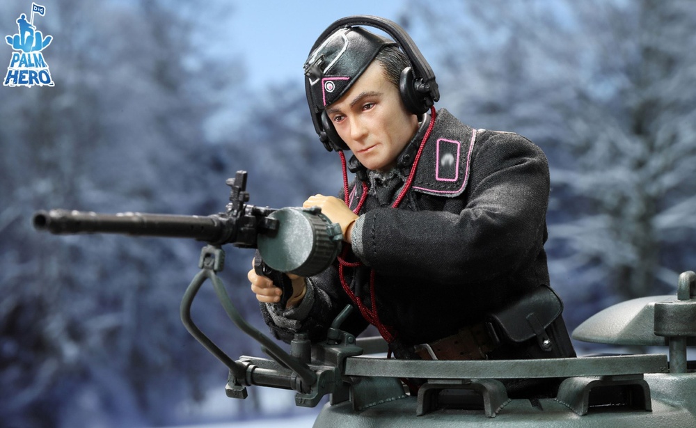 Comandante de Panzer Otto Carius, Palm Hero Series WWII, 1:12, Did XD80027 