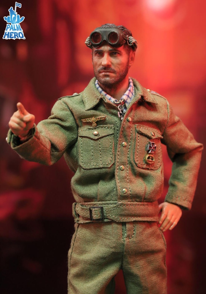 Comandante de submarino Alemán Lehmann, Palm Hero Series WWII, 1:12, Did XD80026 