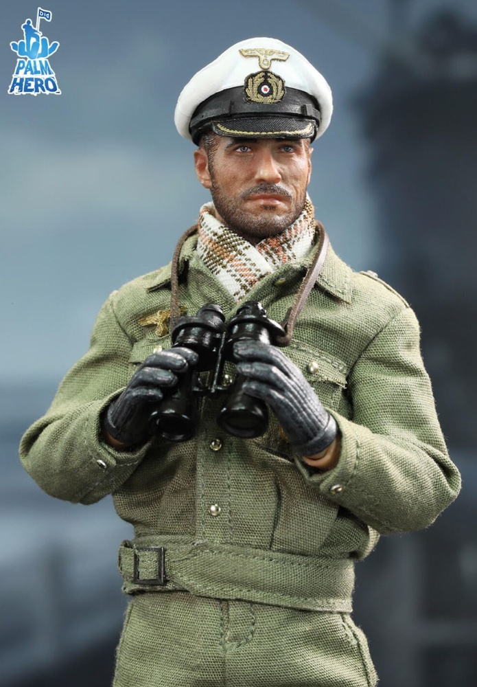 Comandante de submarino Alemán Lehmann, Palm Hero Series WWII, 1:12, Did XD80026 